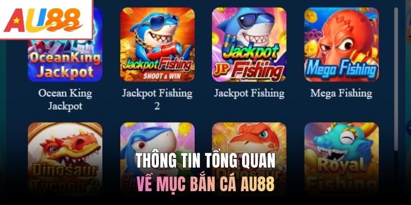 Thông tin tổng quan về mục bắn cá AU88